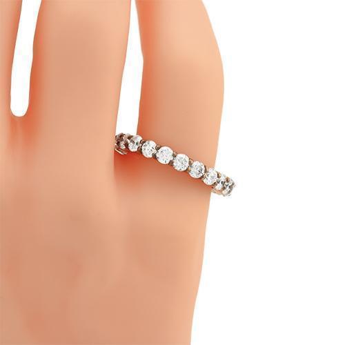 Diamond Eternity Band in 14k Rose Gold 4.25 Ctw