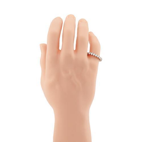Diamond Eternity Band in 14k Rose Gold 4.25 Ctw
