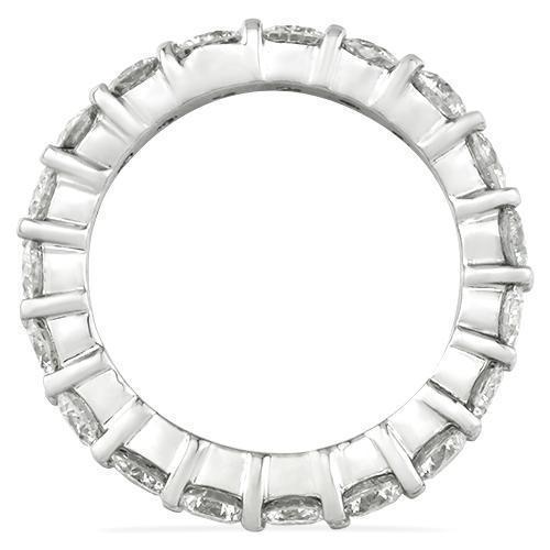 Diamond Eternity Band in 14k White Gold 3.88 Ctw