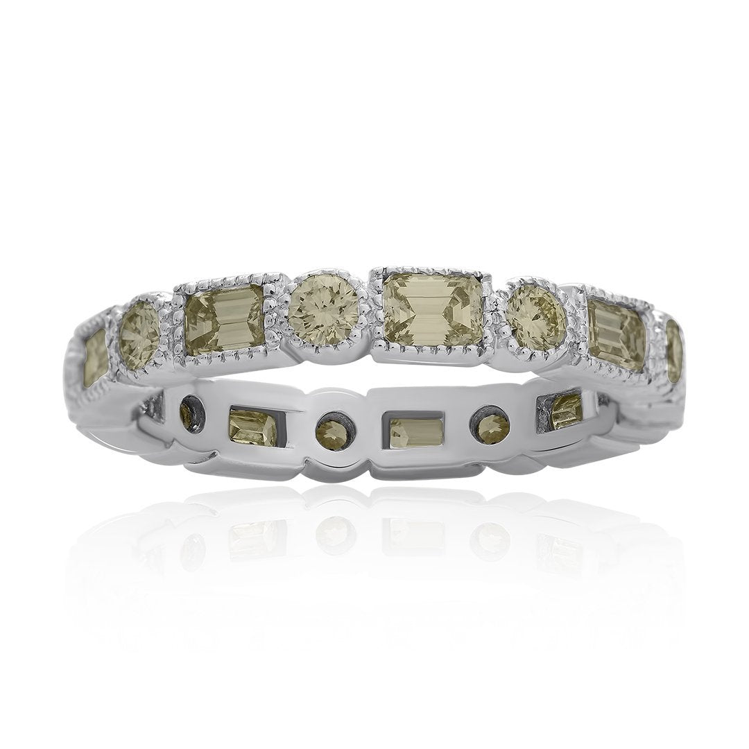 14k Yellow Gold Diamond Eternity Band 1.11 Ctw