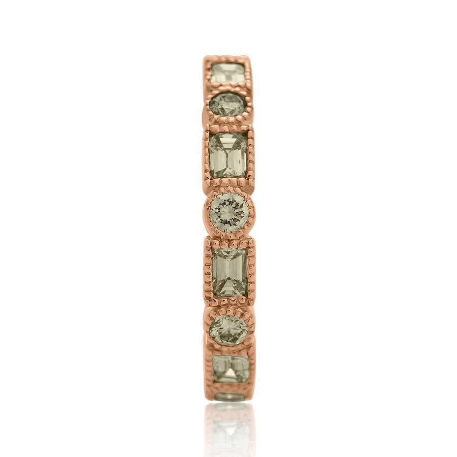 14k Yellow Gold Diamond Eternity Band 1.11 Ctw