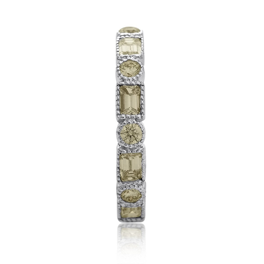 14k Yellow Gold Diamond Eternity Band 1.11 Ctw