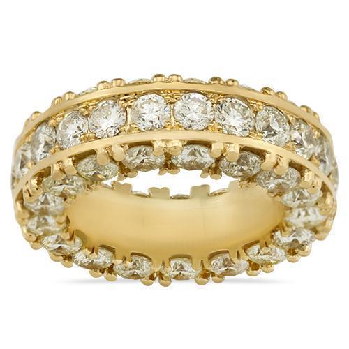 Diamond Eternity Ring in 14k Yellow Gold 11.50 Ctw