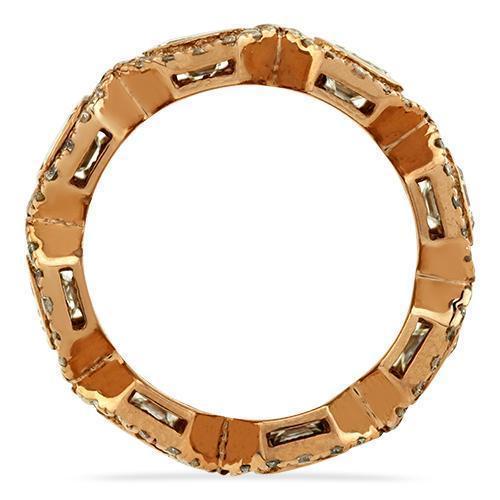 Diamond Eternity Ring in 18k Rose Gold 3 Ctw