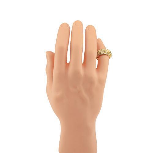 Fancy Yellow Cushion Cut Diamond Eternity Band in 14k Yellow Gold 9.50 Ctw