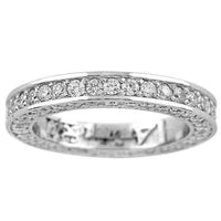 Thumbnail for Platinum Womens Diamond Eternity Band 3.00 Ctw