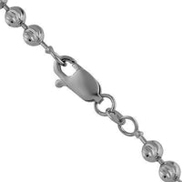 Thumbnail for 10K White Gold Ball Bead Chain 3 mm