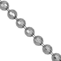 Thumbnail for 10K White Gold Ball Bead Chain 3 mm