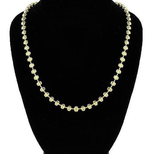 10K Yellow Gold Ball Bead Chain 4 mm