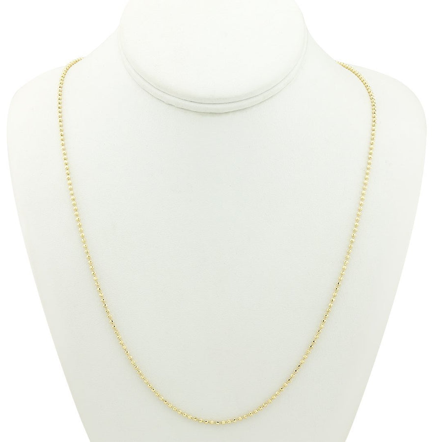 10k Yellow Gold Ball Chain 2.5 mm