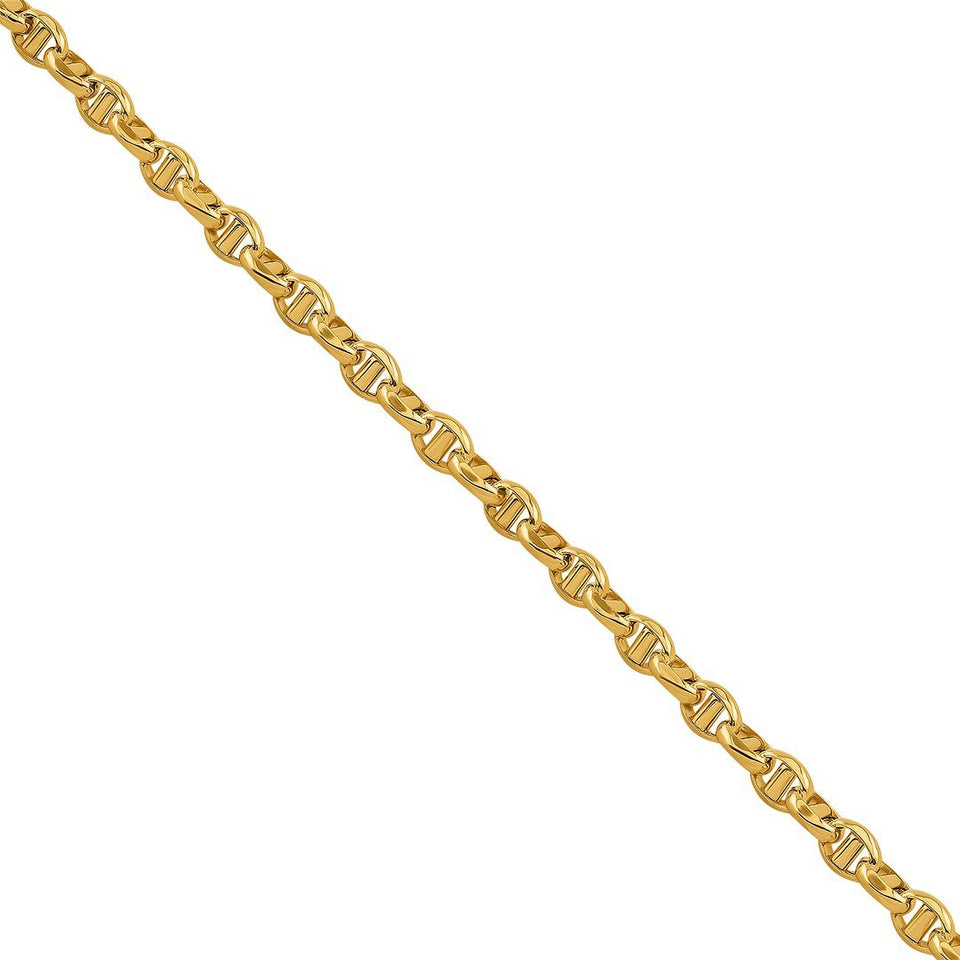 林*子様 10K GOLD NECLACE 46cm 2mm 18K Solid Yellow Gold 1.3mm 2-Sided Curb Link Chain Necklace