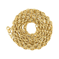 Thumbnail for 10K Yellow Gold Concave Anchor Link Chain 4.5 mm