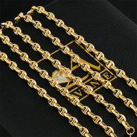 Thumbnail for 10K Yellow Gold Concave Anchor Link Chain 4.5 mm