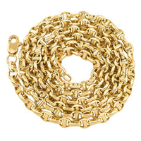 Thumbnail for 10K Yellow Gold Concave Anchor Link Chain 4 mm