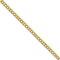 Thumbnail for 10k Yellow Gold Curb Link Chain 7.5 mm