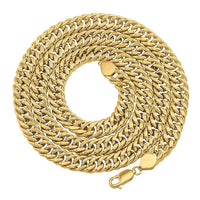 Thumbnail for 10K Yellow Gold Double Link Cuban Chain 7 mm