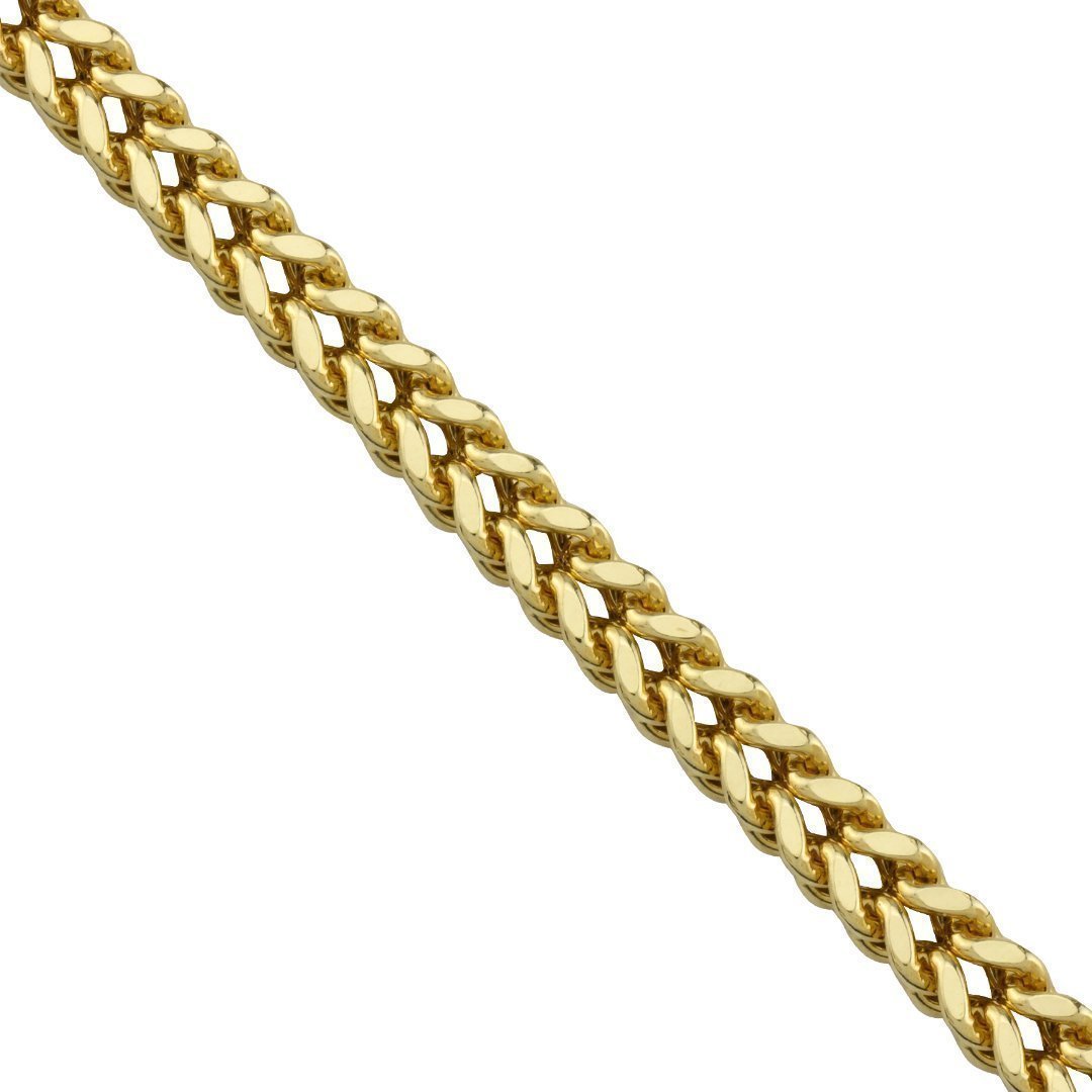 10k Yellow Gold  Franco Chain 3 mm