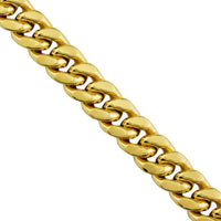 Thumbnail for 10k Yellow Gold Hollow Cuban Link Chain 9.5 mm