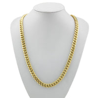 Thumbnail for 10k Yellow Gold Hollow Cuban Link Chain 9.5 mm