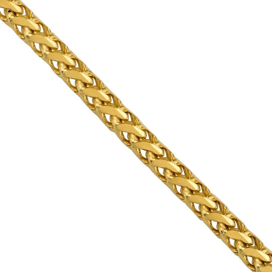 10k Yellow Gold Mens Franco Chain 2 mm – Avianne Jewelers