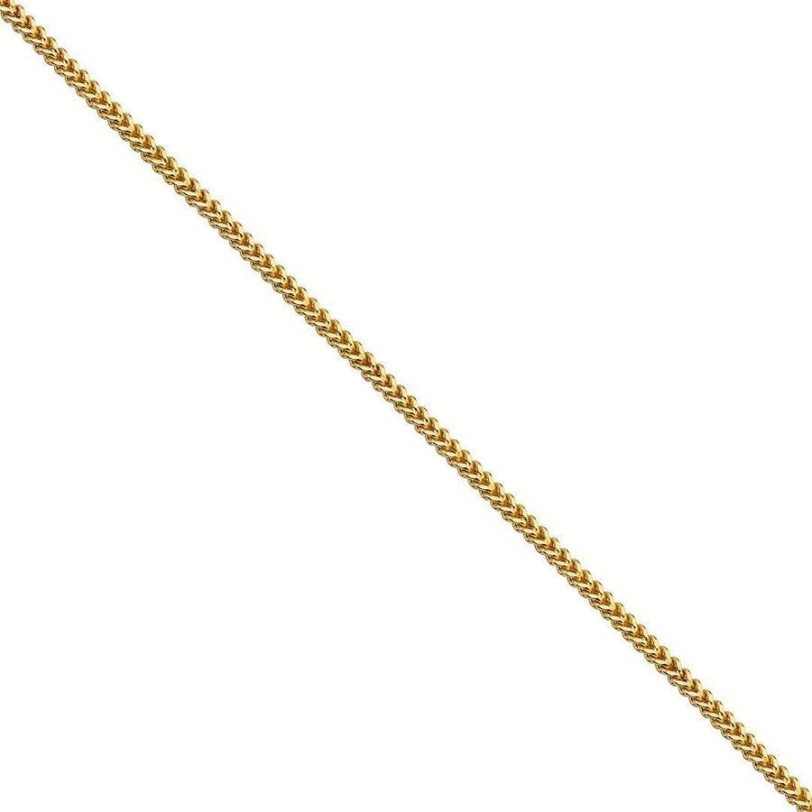 10K Yellow Gold Mens Franco Chain 3 mm