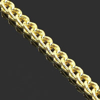 Thumbnail for 10K Yellow Gold Mens Franco Chain 4 mm