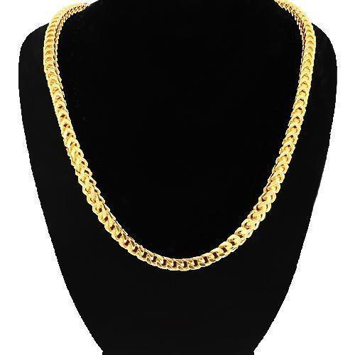 10K Yellow Gold Mens Franco Chain 5 mm