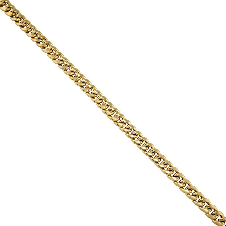 10k Yellow Gold Miami Cuban Chain 7.5 mm