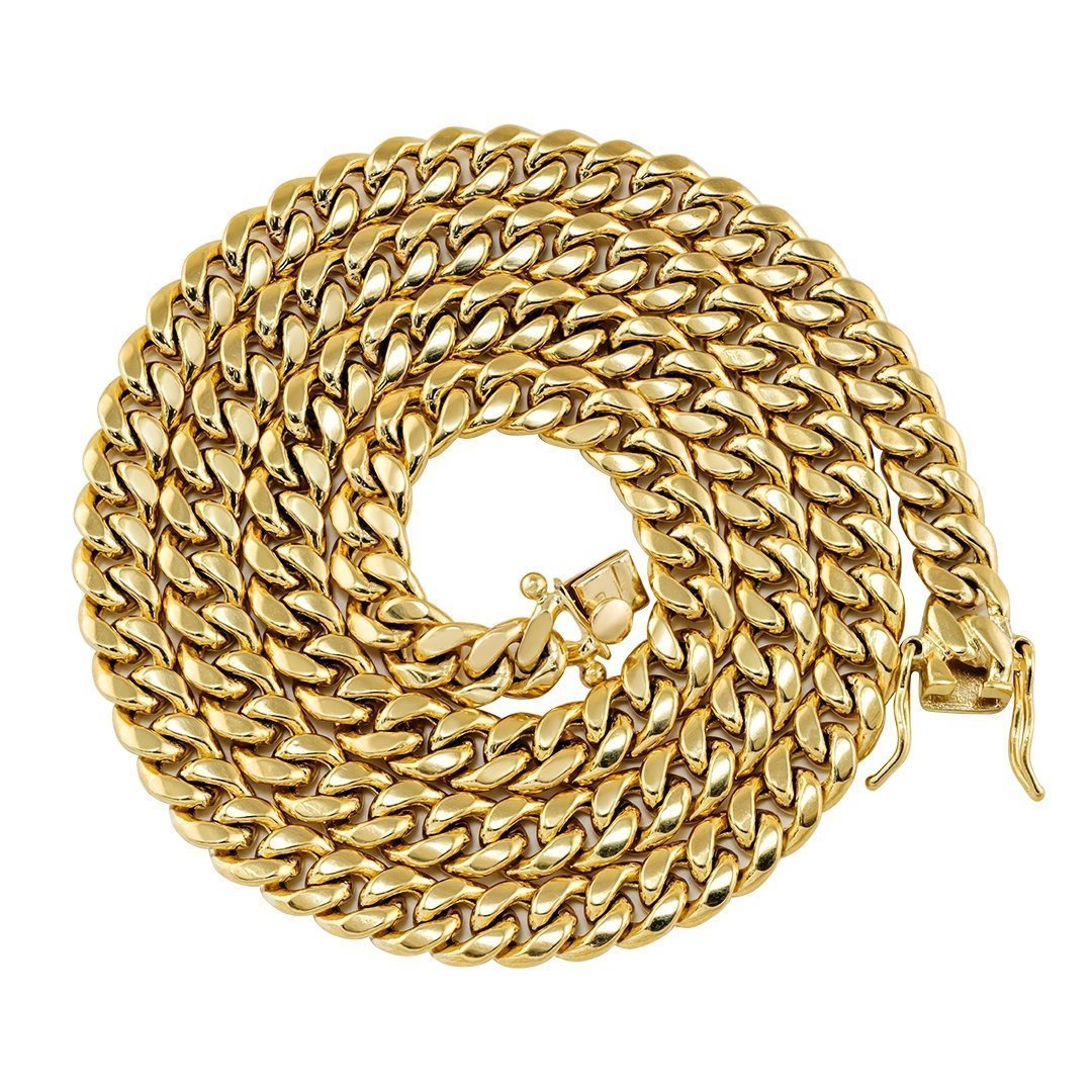 Miami Cuban 10k Yellow Gold Chain Necklace 6.25mm | Jewelers Miami Cuban 10k Yellow Gold Chain Necklace 6.25mm | Jewelers