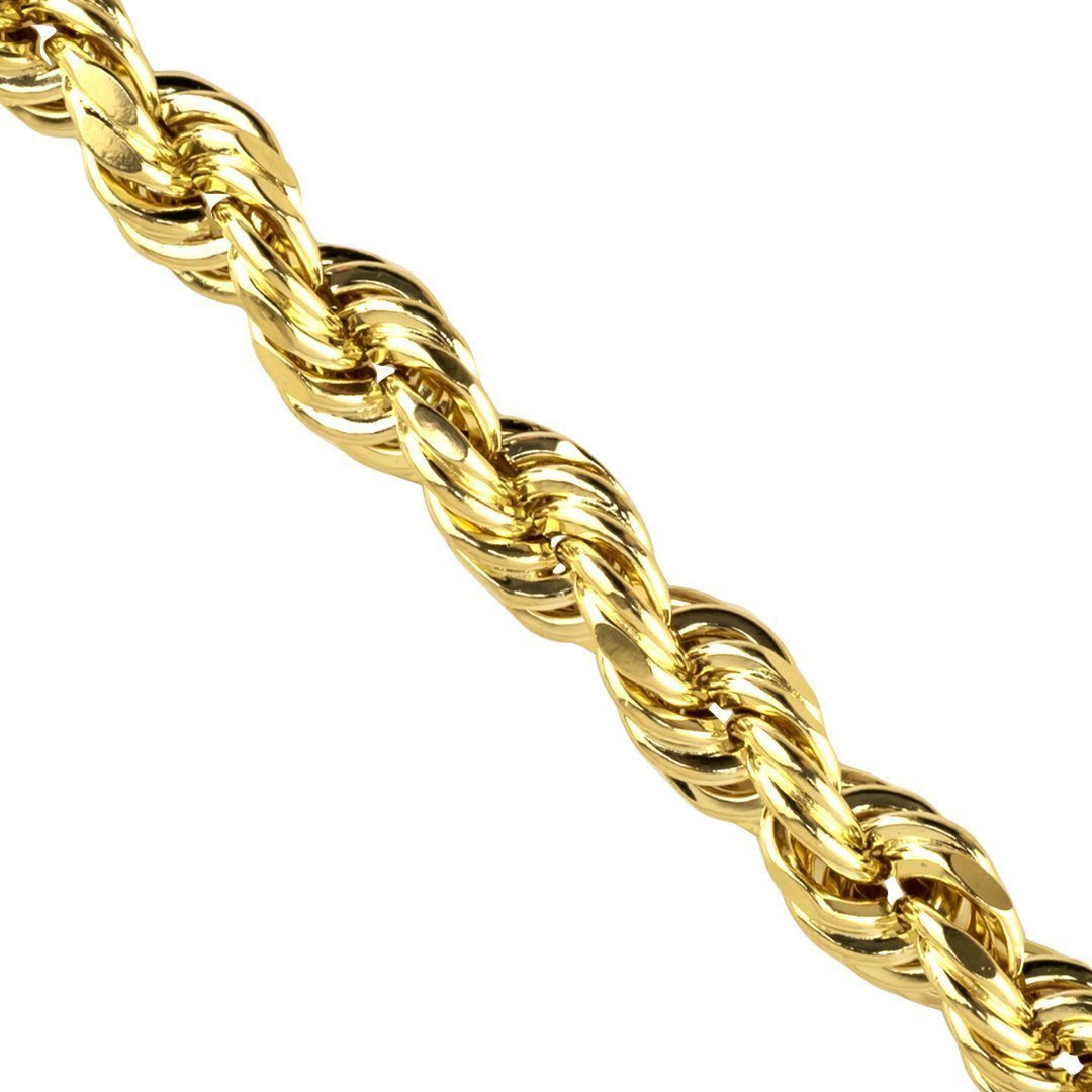 Gold Railing Chain Gold Rope Chains – Avianne Jewelers