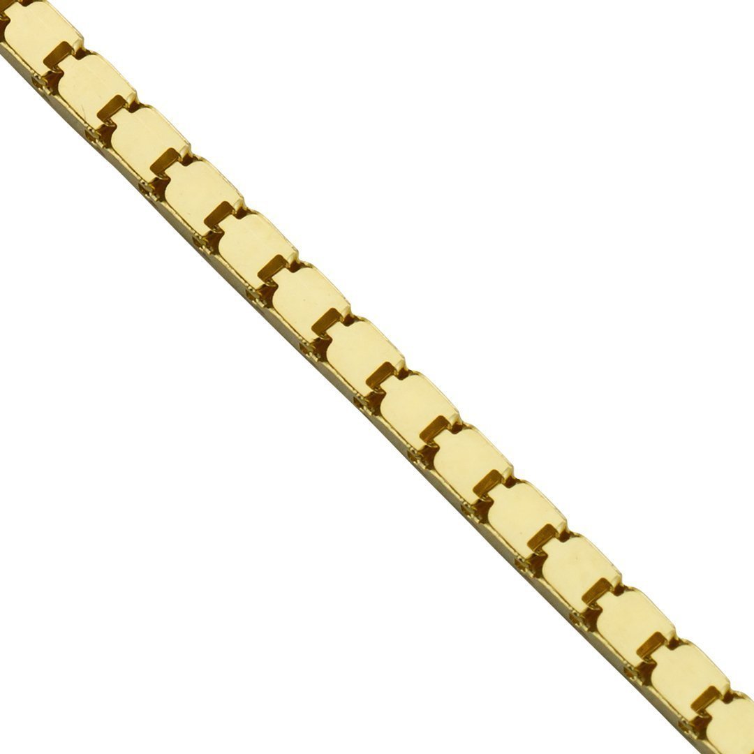 10k Yellow Gold Semi-Solid Chain 2 mm