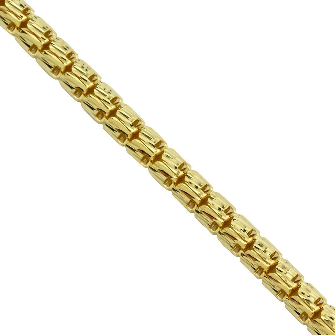 10k Yellow Gold Semi-Solid Chain 3.5 mm