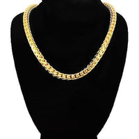 Thumbnail for 10K Yellow Solid Gold Mens Franco Chain 32 Inches 4 mm