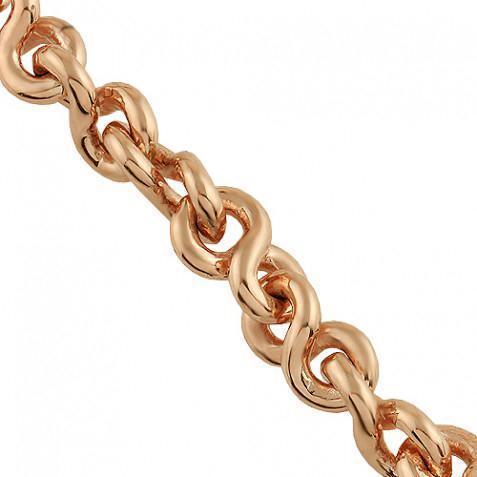 14K Rose Gold Customized Fancy Chain 6mm