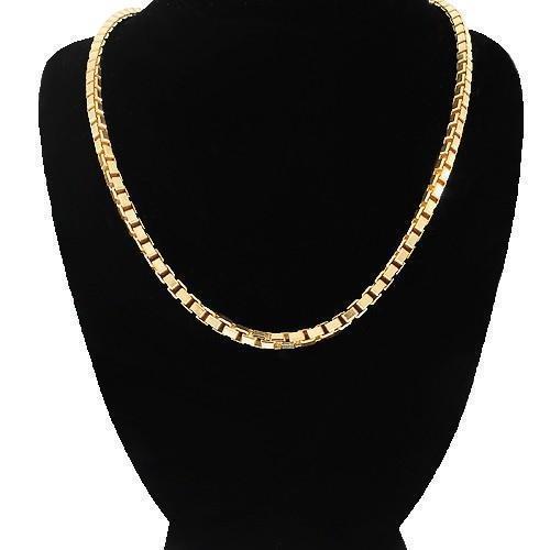 14K Solid Yellow Gold Fancy Chain 3 mm