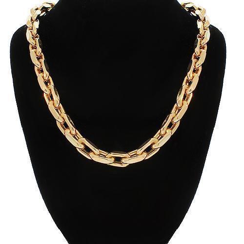 14K Solid Yellow Gold Fancy Chain 4 mm
