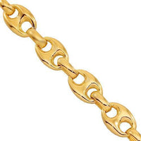 Thumbnail for 14K Solid Yellow Gold Fancy Chain 6 mm