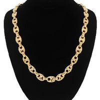 Thumbnail for 14K Solid Yellow Gold Fancy Chain 6 mm