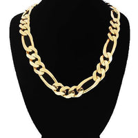 Thumbnail for 14K Solid Yellow Gold Fancy Chain 9 mm