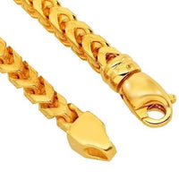 Thumbnail for 14K Solid Yellow Gold Mens Heavy Franco Chain 5.5 mm