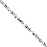 Thumbnail for 14k White Gold Drip Link Chain 5 mm