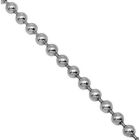 Thumbnail for 14K White Gold Mens Ball Bead Chain 3 mm