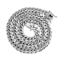 Thumbnail for 14K White Gold Mens Cuban Chain 7 mm