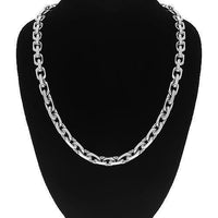 Thumbnail for 14K White Gold Mens Fancy Chain 5 mm