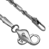 Thumbnail for 14K White Gold Womens Milano Chain 1 mm