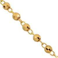Thumbnail for 14K Yellow Gold Ball Bead Chain 3 mm