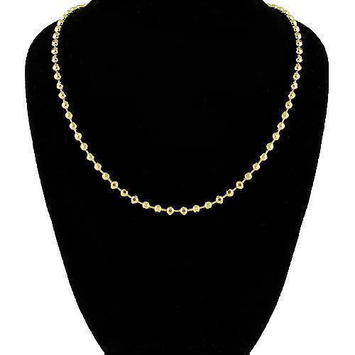 14K Yellow Gold Ball Bead Chain 3 mm