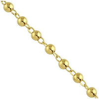 Thumbnail for 14K Yellow Gold Ball Bead Chain 3mm