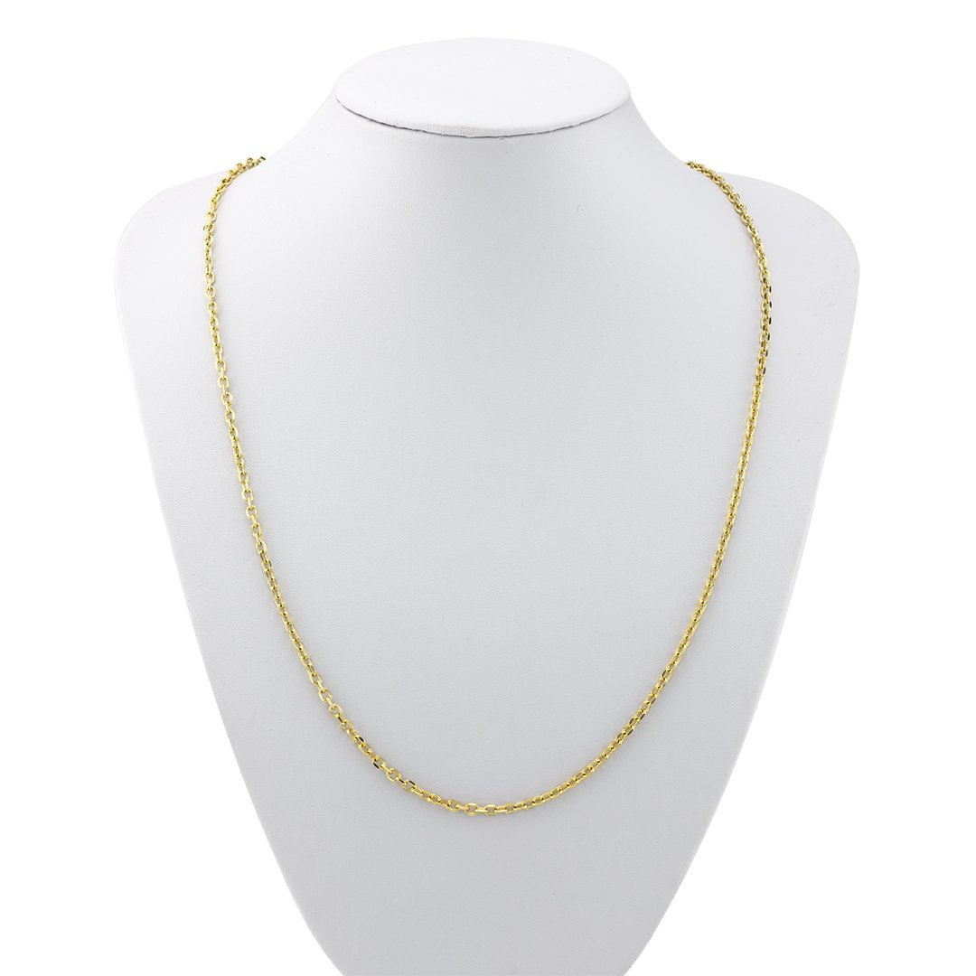 14k Yellow Gold Cable Chain 3 mm