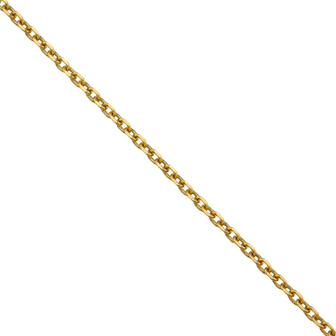14k Yellow Gold Cable Chain 3 mm